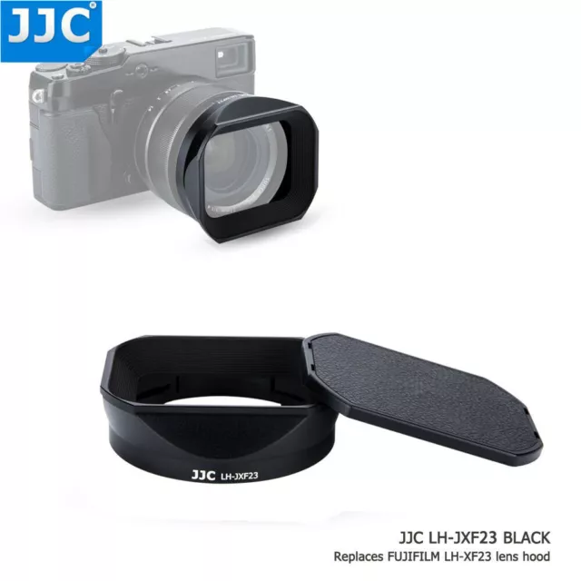 JJC Metal Lens Hood with Cap fr Fujifilm Fujinon XF 23mm F 1.4 R as Fuji LH-XF23