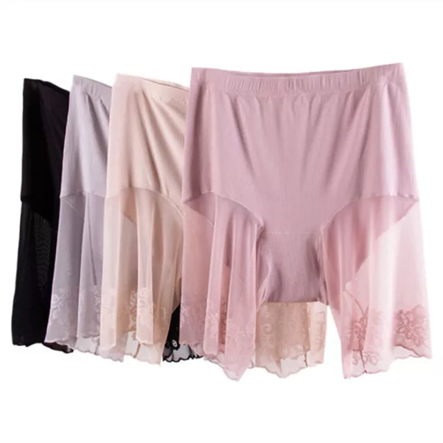 Anti Chafing Plus Size Safety Pants Ladies Underwear Sexy Lace Women's Shorts