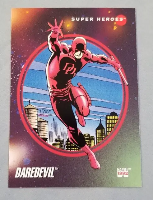 1992 Impel Marvel Universe Super Heroes Daredevil Card #20