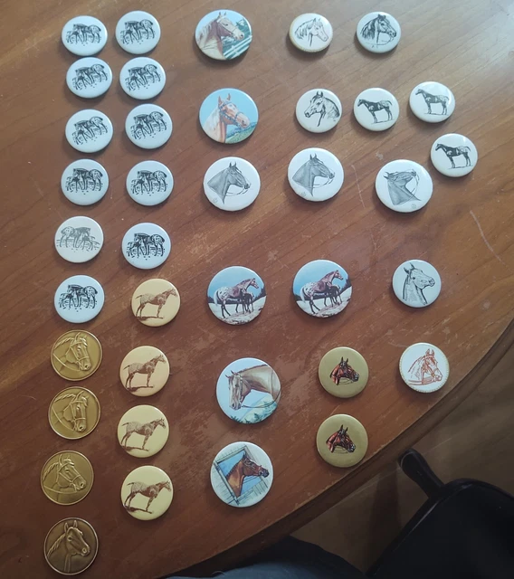 Vintage Horse Buttons