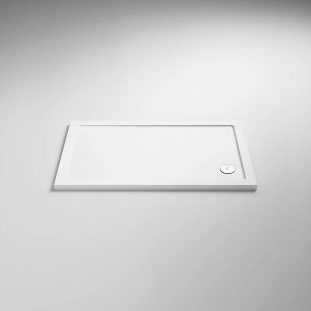Bandejas de ducha blancas / bandeja de ducha rectangular 1200 x 900 mm