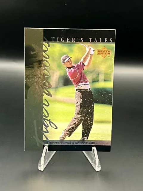 2001 Tiger Woods Upper Deck Sports Card 1999-2000 TT20 Tiger Tales