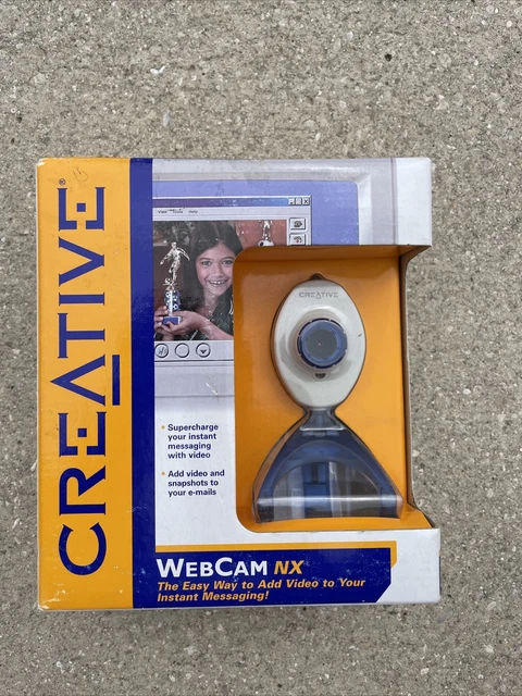 CREATIVE LABS MODEL PD1170 Notebook USB Webcam With Clip and Bag