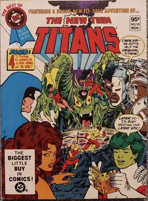 New Teen Titans Best of DC Blue Ribbon Comics Digest 18 1981 7.5