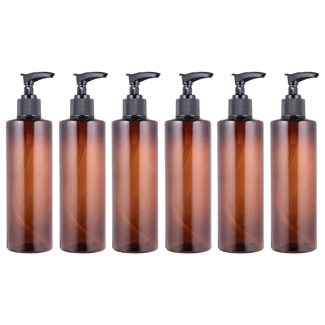 6 piezas accesorios de viaje dispensador de botellas de loción bomba de prensa artículos de tocador de plástico