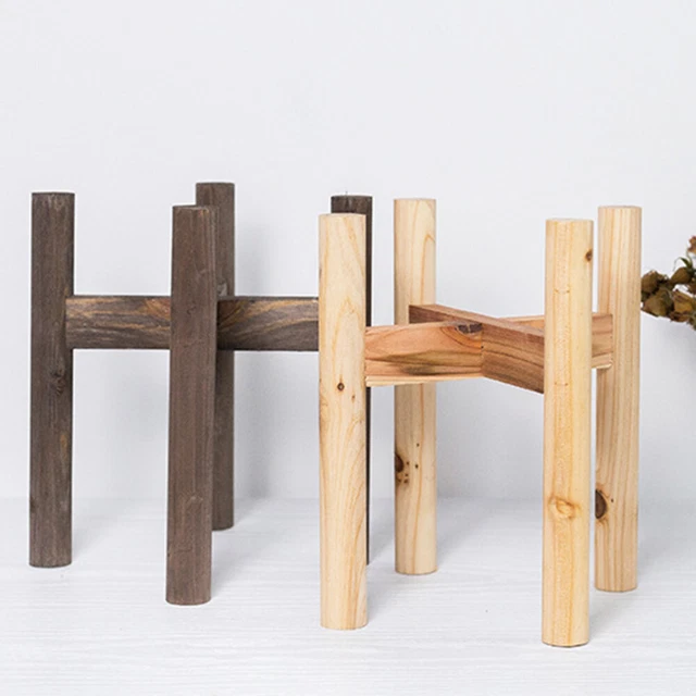 Stand en bois Century stand en bois rack en bois jardin extérieur pots 7