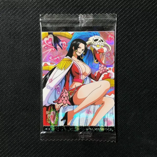 OP548 Boa Hancock R 10-17 Japanese One Piece Holo Wafer Card Sealed