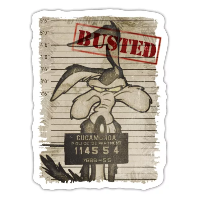 Looney Tunes Wile E. Coyote Busted Aufkleber Sticker