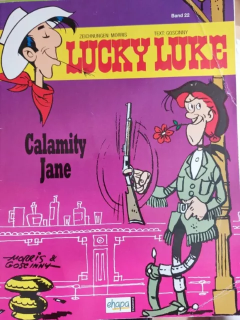 3 x Lucky Luke, Comic Album Nr. 22, 40, 63, ehapa, Details siehe Text