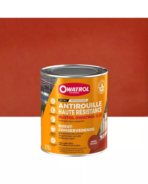 Primaire antirouille RUSTOL CIP - 0.75 L