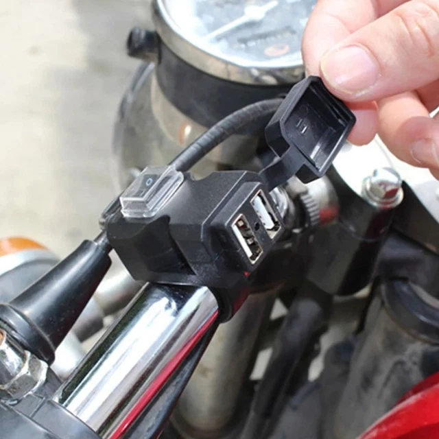 manubrio Caricabatterie USB per moto Adattatore di alimentazione per moto