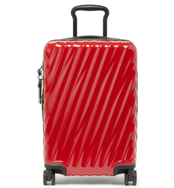 TUMI 19 Degree International Expandable Carry-on 4 Wheel - Blaze Red 139683-A028