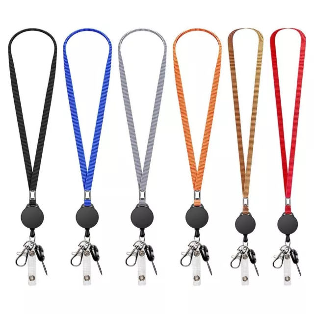 Neck Strap Key Chain Lanyard Card Holder Badge Reel Phone Key Ring  ID Name Card