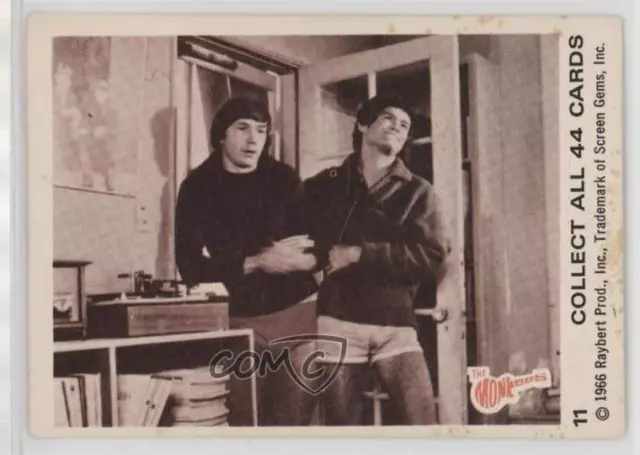 1966 Donruss The Monkees Sepia Peter Tork Mickey Dolenz #11 0nr3