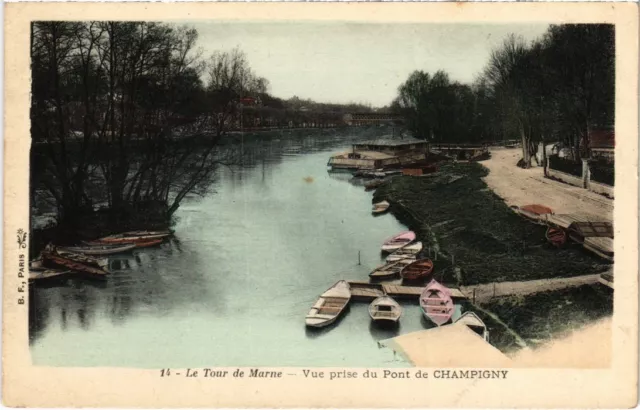 CPA CHAMPIGNY-sur-MARNE Vue prise du Pont (1352146)