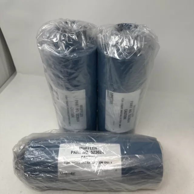 (Lot of 3) Ametek 523624 Exhaust 2in Npt Port Size Pneumatic Muffler Silencer