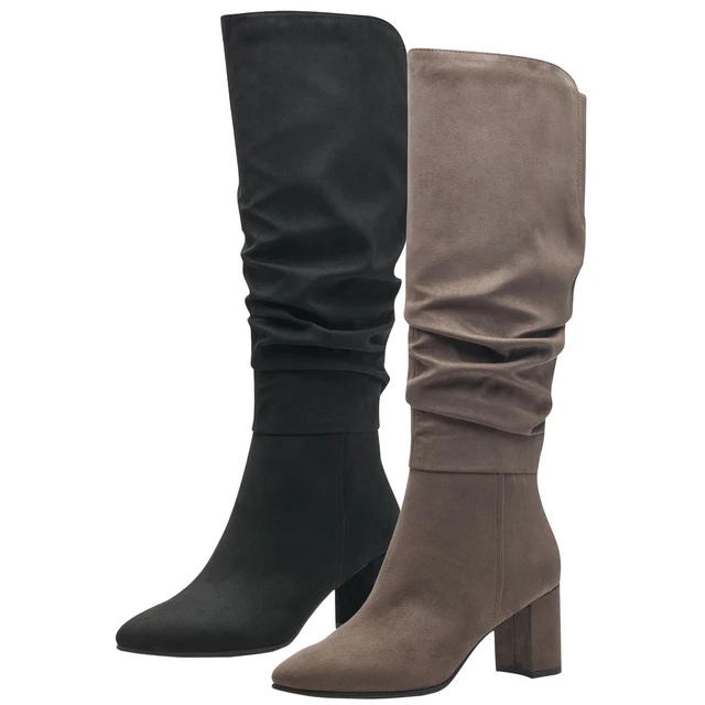 MARCO TOZZI Femmes Bottes Se Sont Réunis Tige Revêtue Talon en Bloc 2-25519-41