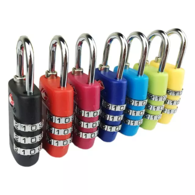 Suitcase Travel PadLock with TSA Approved Combination Luggage Bag Lock Locks