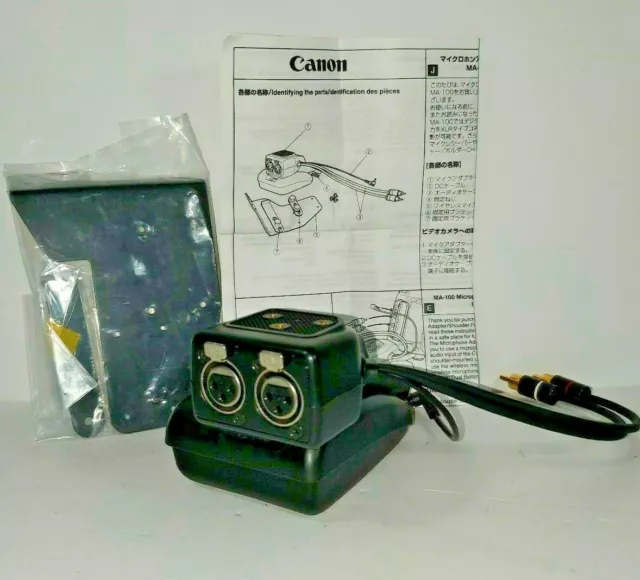 Canon MA-100 Microphone Adapter Shoulder Pad for XL1 & XL1s Camcorders JapanOEM