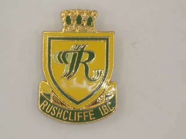 Rushcliffe Indoor Bowls Bowling Club Enamel Badge