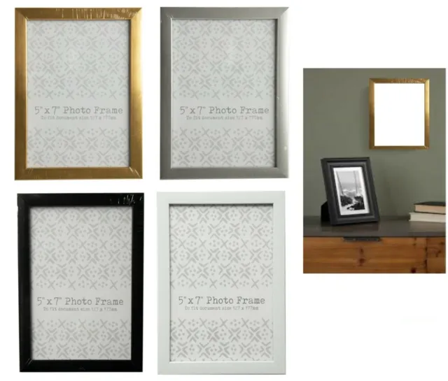 1pk 7" x 5" Picture Frame Photo Certificate Frame Poster Frames Decor GM2179OB