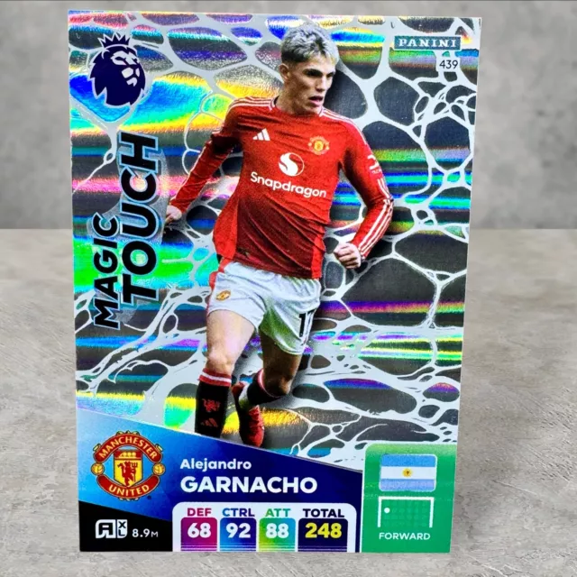 PANINI ADRENALYN XL Premier League 2025 Alejandro Garnacho Man U Magic Touch 439 £1.00 PicClick UK