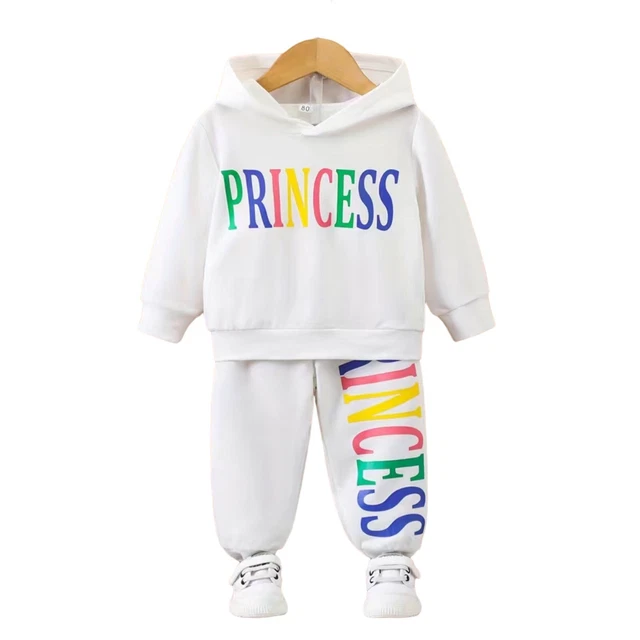 Kids Tracksuit Set Girls Sweatshirt Pants Jogger Loungewear Outfit Set 2-3