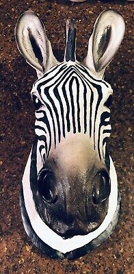 Awesome Zebra Head BOTSWANA Hanging 16.5"