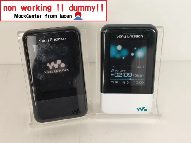 【dummy!】 Sony Ericsson x-mini KDDI (color White&Black set) non-working cellphone