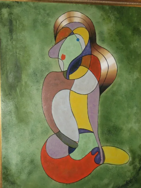 Roni Stretch, British Artist "Fall" (1997) Original "Oil on Canvas" (30" x 40")