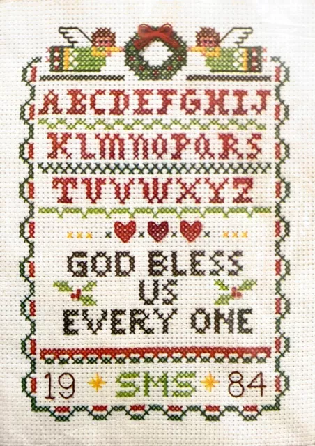 The Creative Circle TINY TIM’S SAMPLER Counted Cross Stitch Kit Christmas Carol