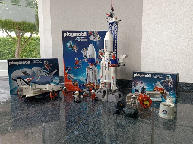 Playmobil Space Shuttle 6195 6196 6197 Konvolut in OVP