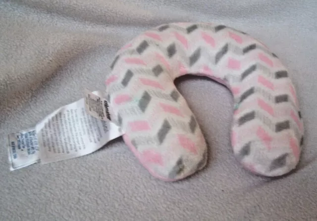 Pink Crib Mates CRIBMATES  Toddler NECK PILLOW  Pink & gray