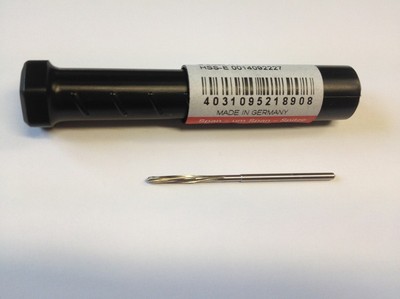 HSS 2,0mm Neuf Alésoir Machine HSS-E H7 DIN 212 de Stock Allemagne avec Facture 
