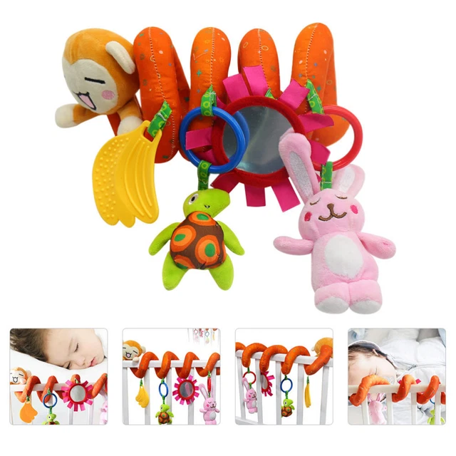 Culla bambino intorno spirale passeggino da appendere peluche giocattolo spirale-