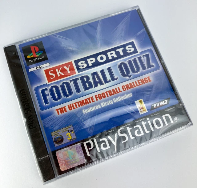 SKY SPORTS FOOTBALL QUIZ (SEALED!) - Sony PlayStation 1 Game (PS1 PAL UK)(2001)