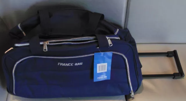 Sac de voyage à roulettes Poignée télescopique - France Bag