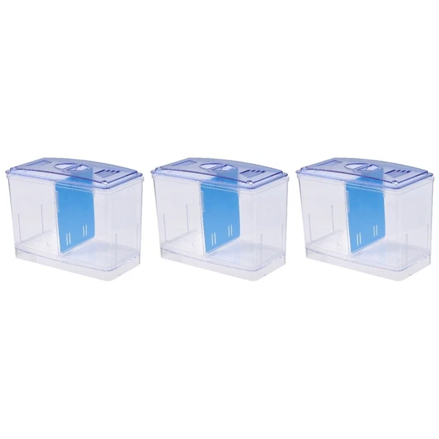 3 Count Fish Tank Divider Aquarium Breeder Net Incubation Box