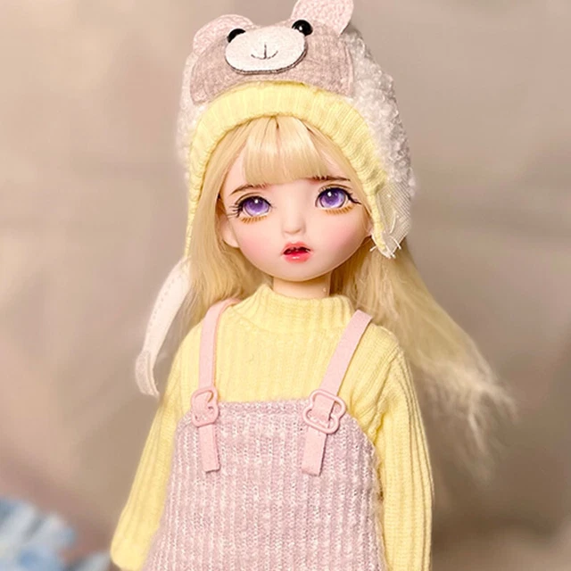 Bambole 1/6 BJD 30 cm palla snodata ragazza 12" assemblate abiti completi parrucche scarpe