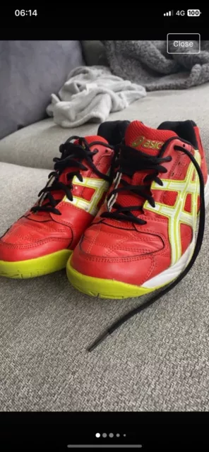 Red sales netball trainers