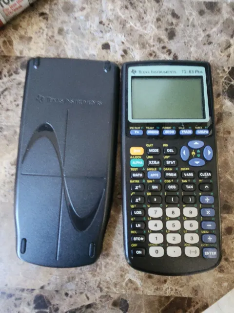 Texas Instruments TI-83 Plus Graphing Calculator W/ Cover Tested Working Great