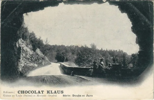 CPA Doubs et Jura - Road - Chocolat Klaus - Usines Morteau et Locle (1116080)