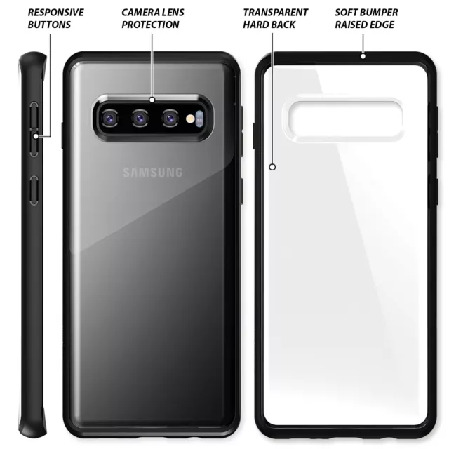 For Samsung Galaxy S10 Plus S10e Case ZUSLAB Fusion Clear Shockproof Cover 3