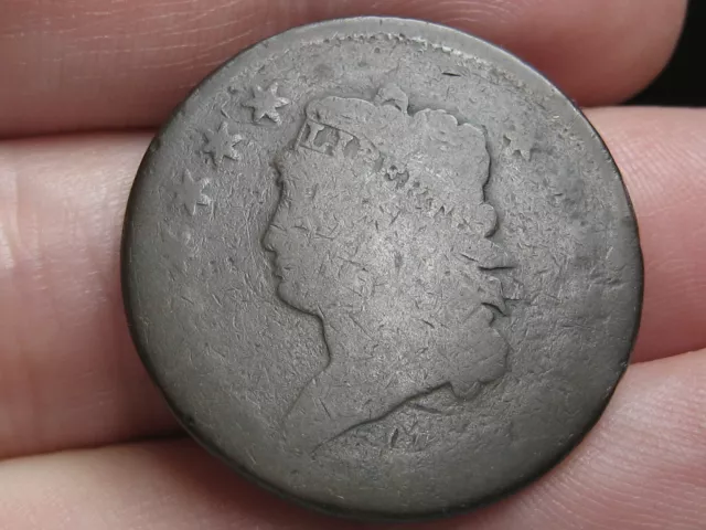 1808-1814 Classic Head Large Cent Penny- Chocolate Brown