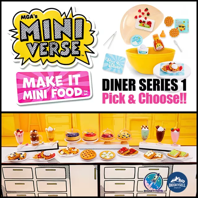 Make It Mini Food Diner Series 1 Mini Collectibles - MGA's