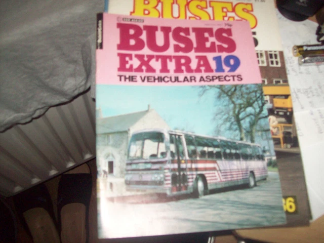 BUSES EXTRA MAGAZINE 19 The Vehicular Aspects £3.55 - PicClick UK