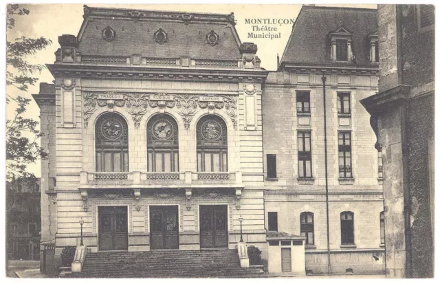 CPA 03 - MONTLUCON (Allier) - Théâtre municipal