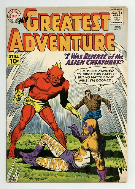 My Greatest Adventure #53 5.0 Dick Dillin Art Ow Pages 1961