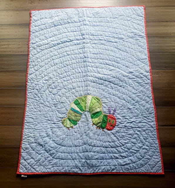 Pottery Barn Kids Eric Carle Hungry Caterpillar Crib Quilt Patchwork