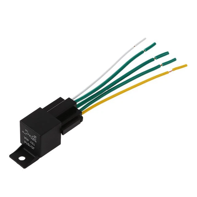 12V Kfz-Wechselrelais 40A 5-Polig mit Sockelhalter I1B64794